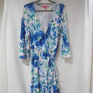 Lilly Pulitzer M Misha Wrap Dress Sweet Pea